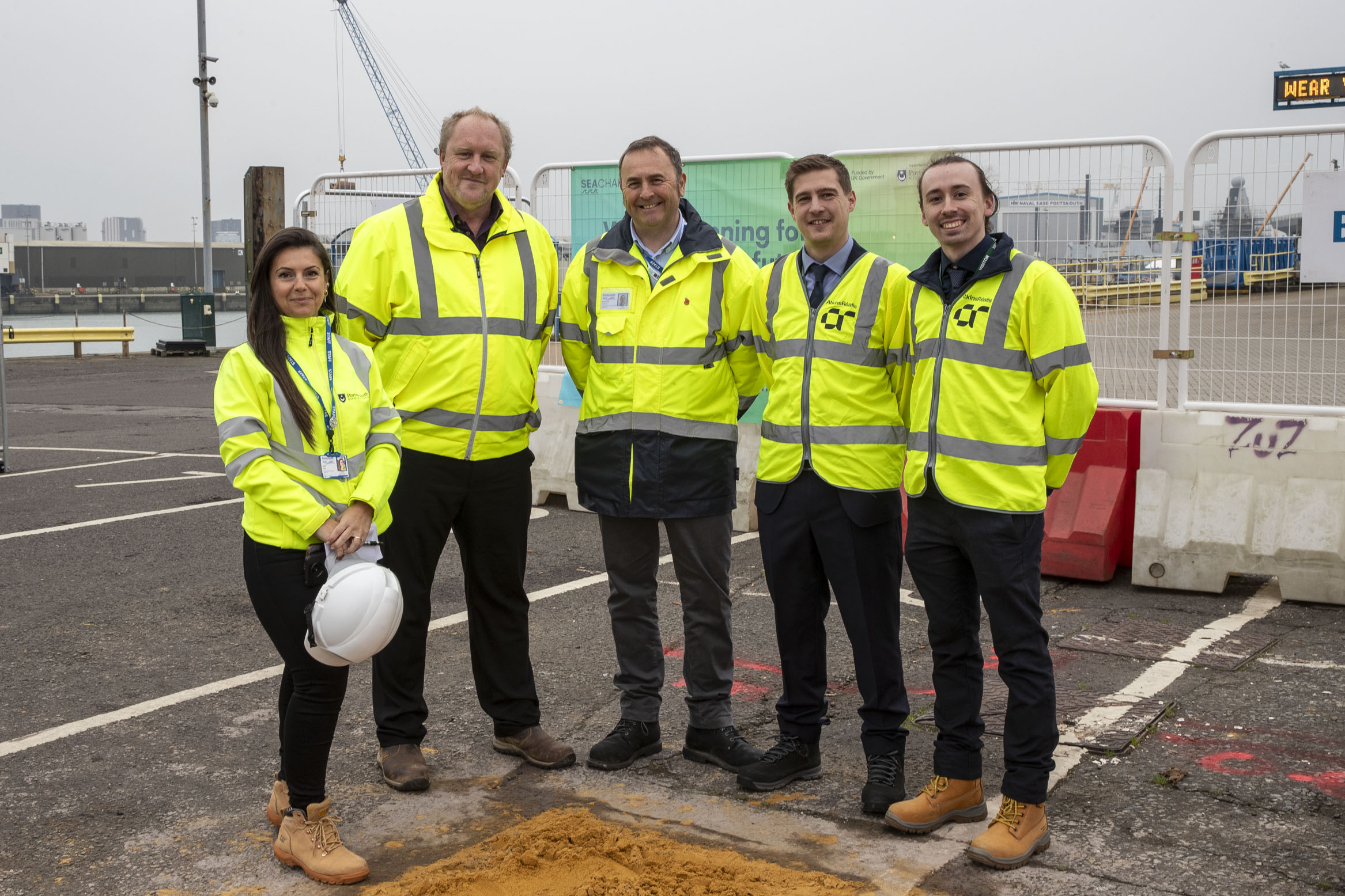 Ground broken on Portsmouth International Port’s £27M shore power project