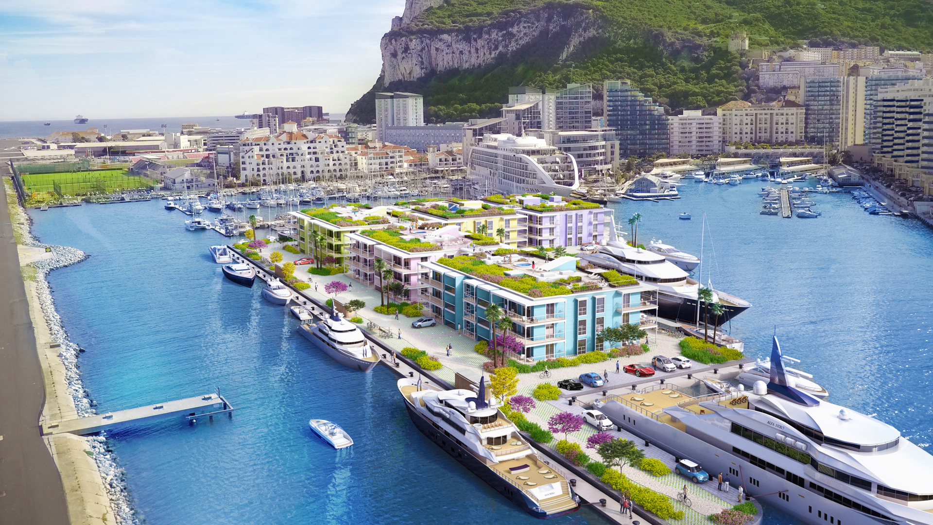 Marina Projects complete Superyacht Berthing in Gibraltar