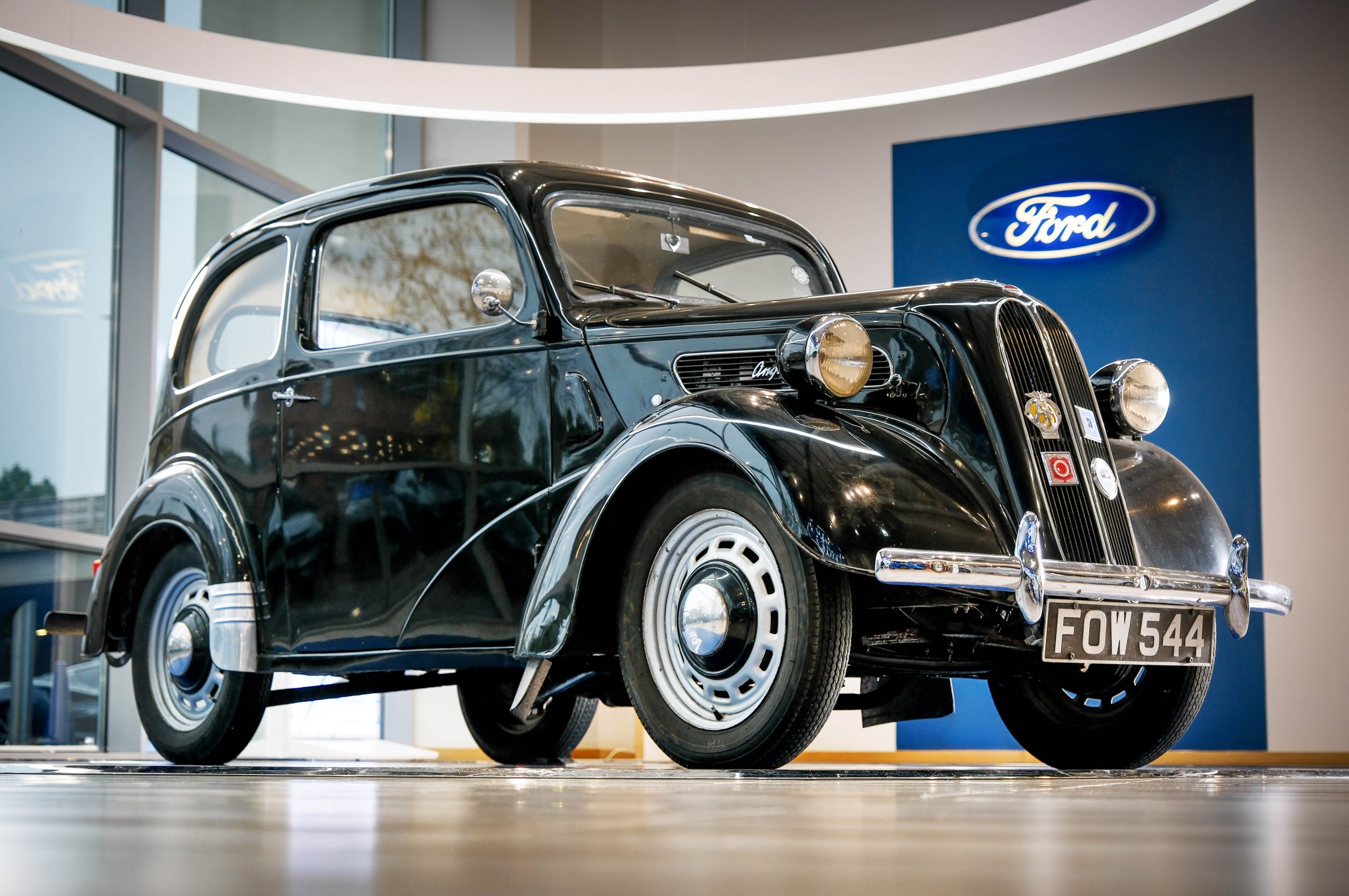 Hendy family reunited with pristine Ford Anglia it sold as a new car 75 years ago