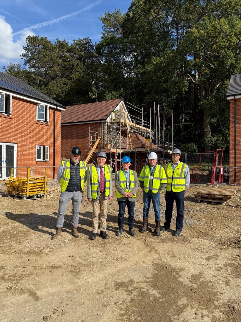 NFDC members welcomed by VIVID to Ashurst affordable housing scheme