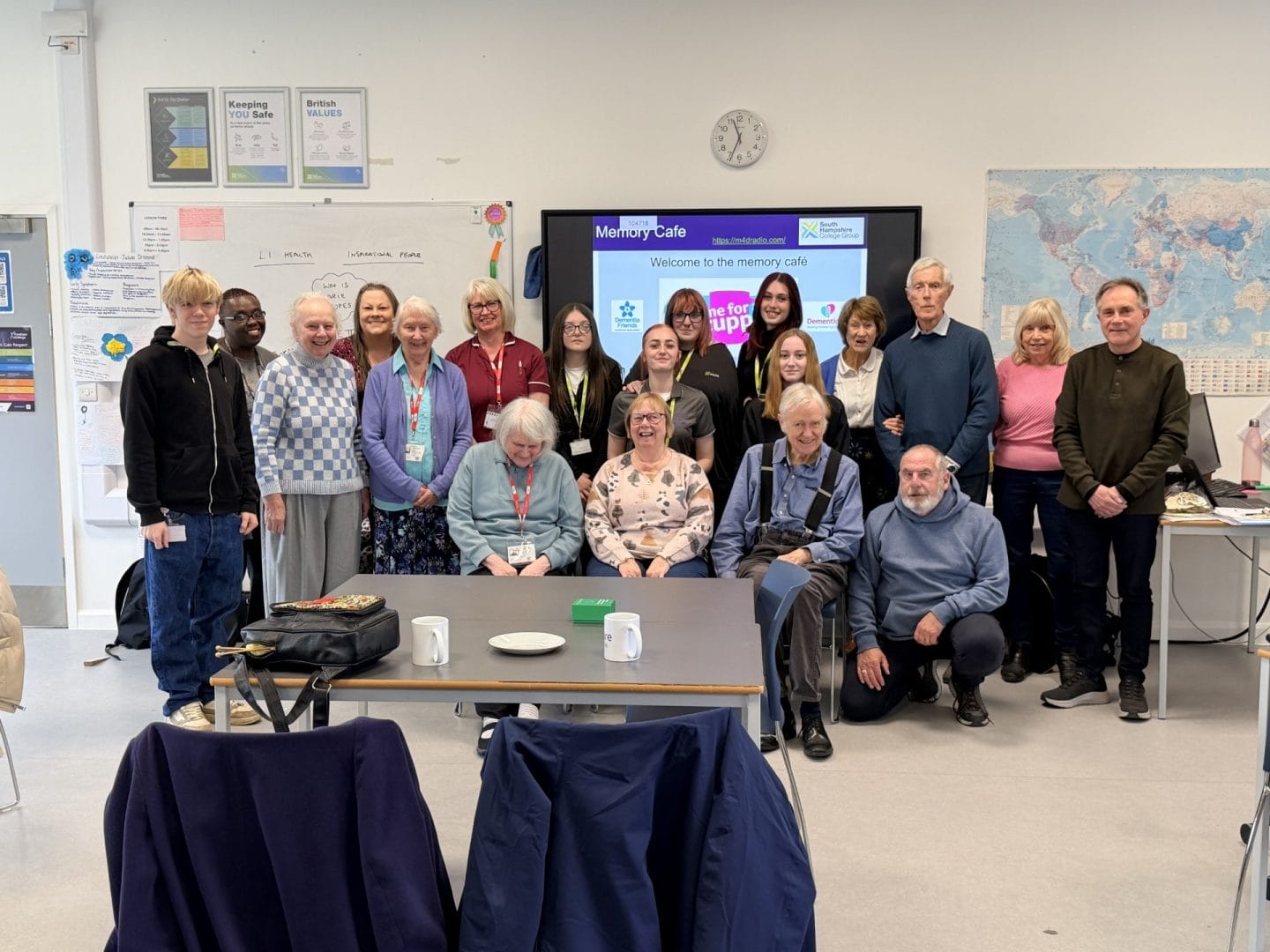 Fareham College Students Run Support Groups for Local Dementia Community