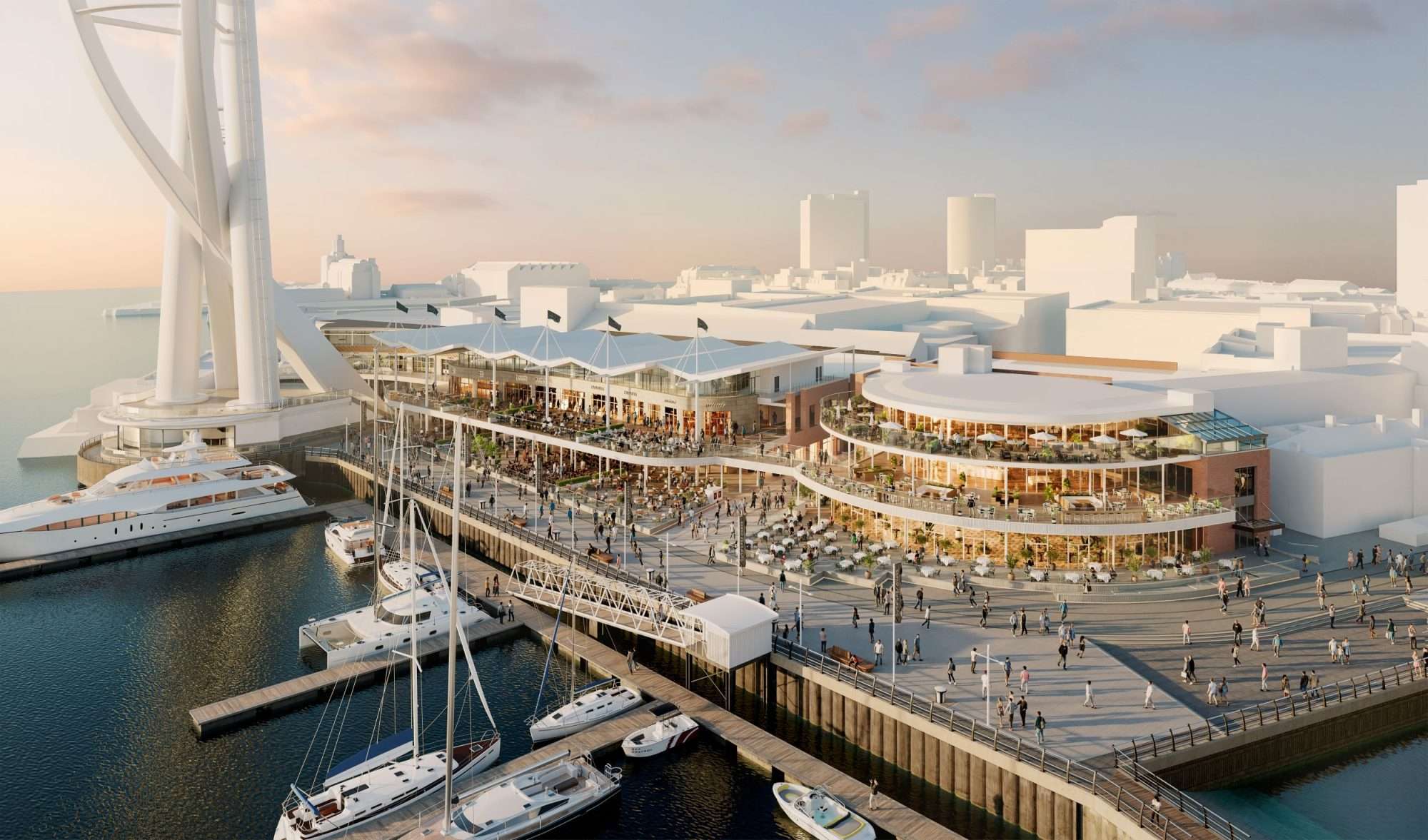Gunwharf plans to transform its Waterfront
