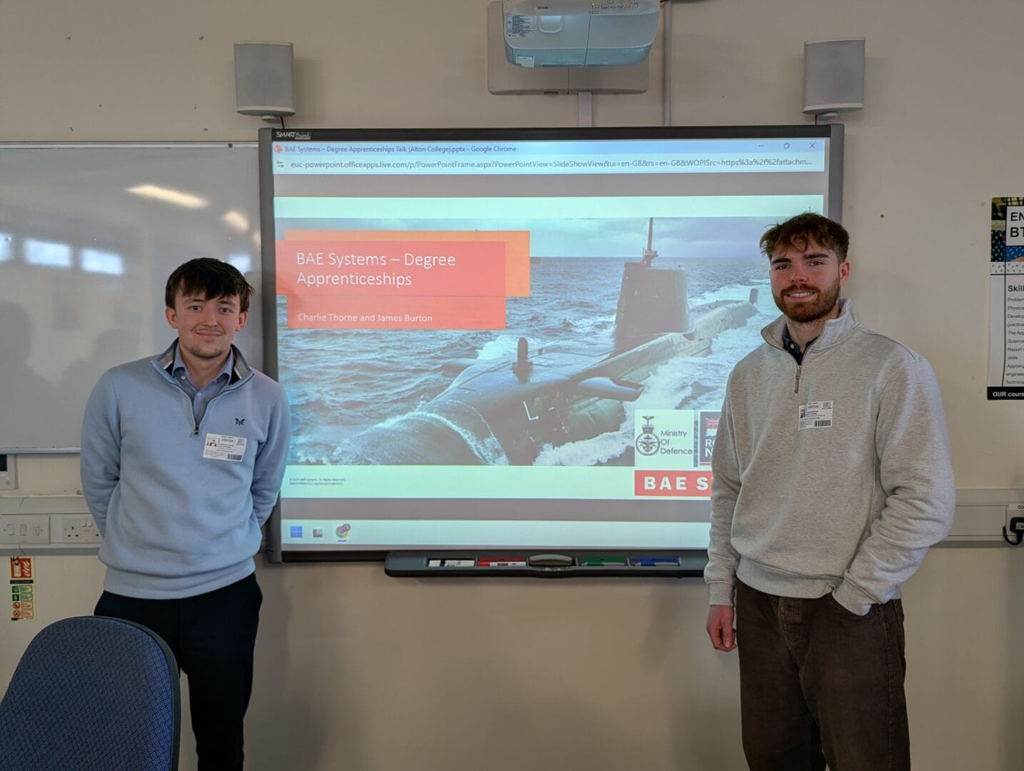 ALTON COLLEGE ALUMNUS RETURNS TO CAMPUS FOR INSPIRING APPRENTICESHIP TALK