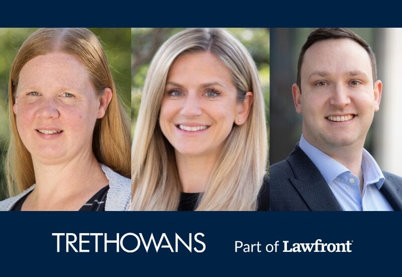 Trethowans Promotes Three Lawyers to Partner as Firm Continues Strategic Growth