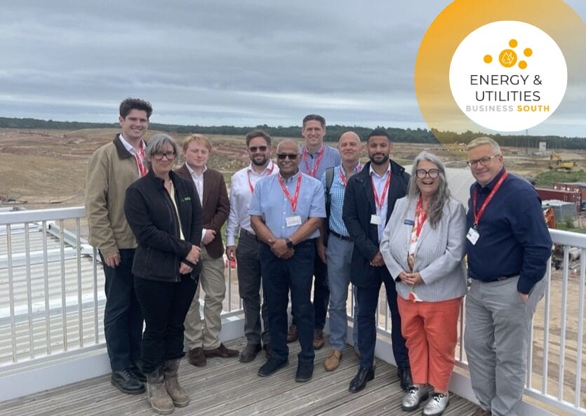 Energy & Utilities Action Group Visits Havant Thicket Reservoir Project