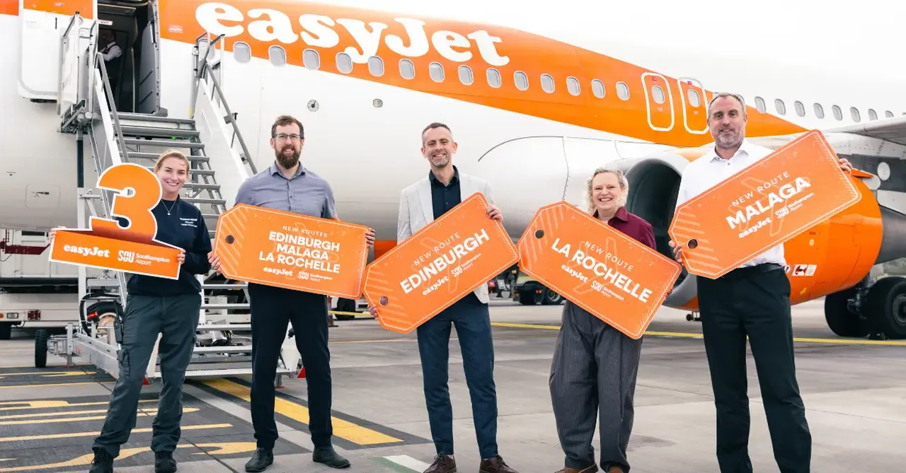 easyJet expands its network at Southampton Airport with three new routes